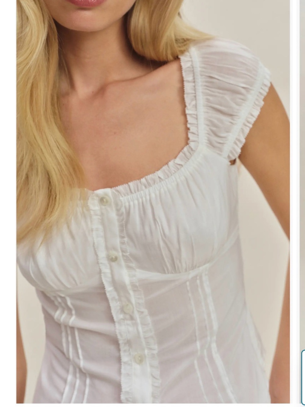 Reformation Devon Lee Carlson Alabama Bustier Top